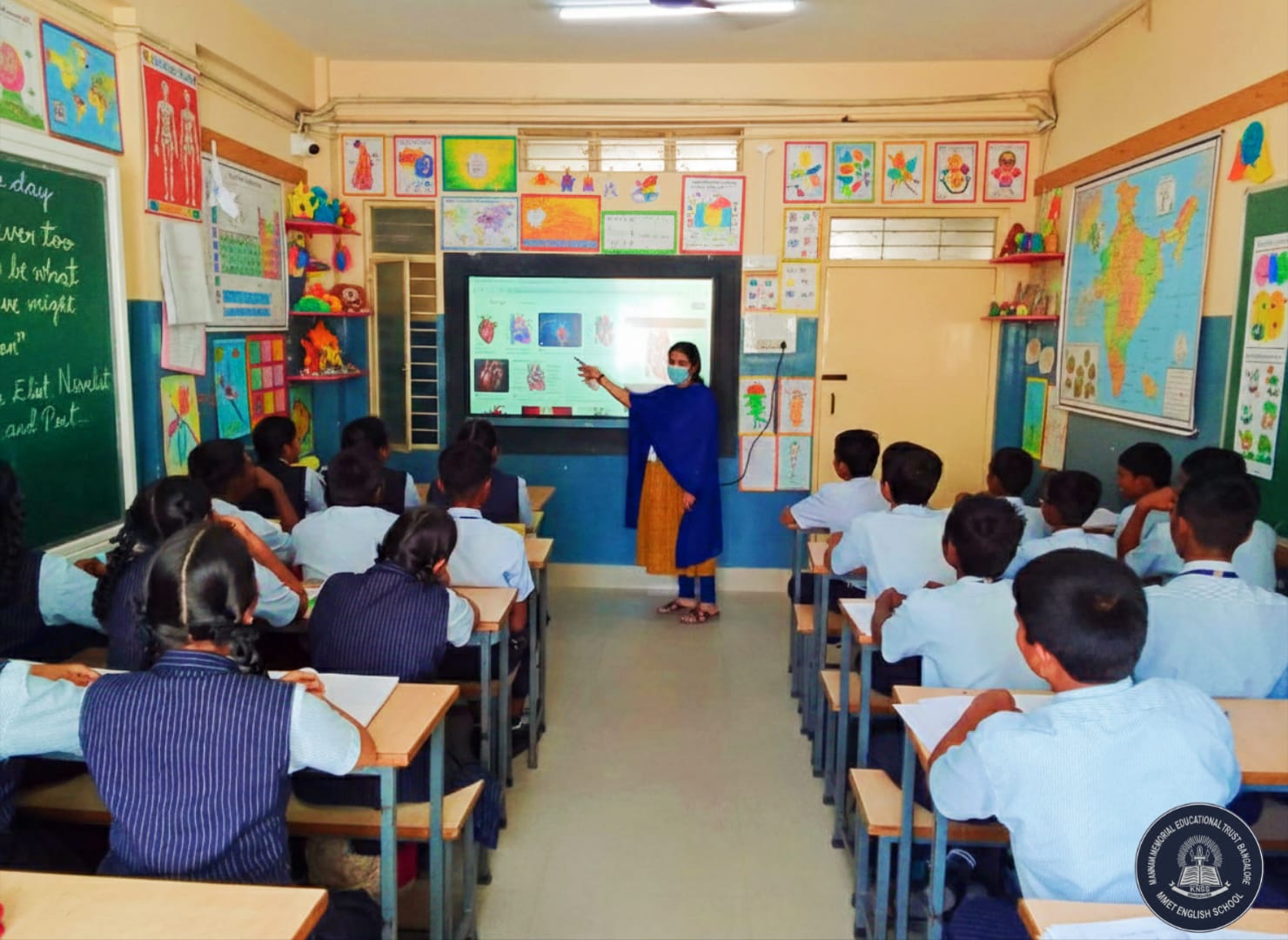 Students in an academic session