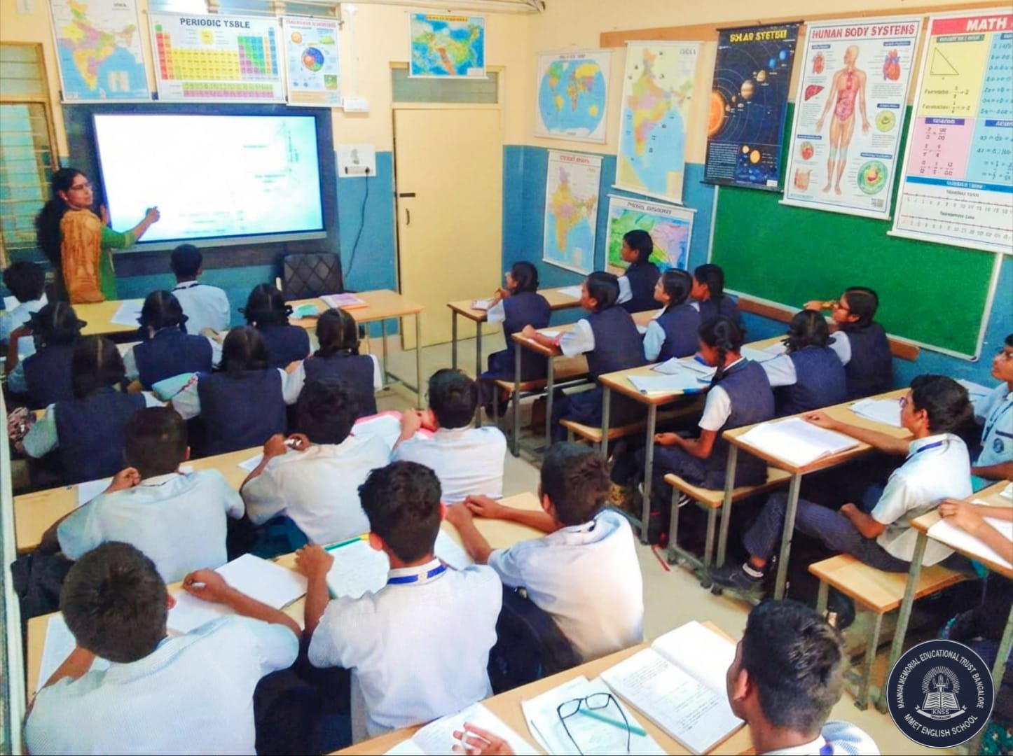 Students participating in academic activity