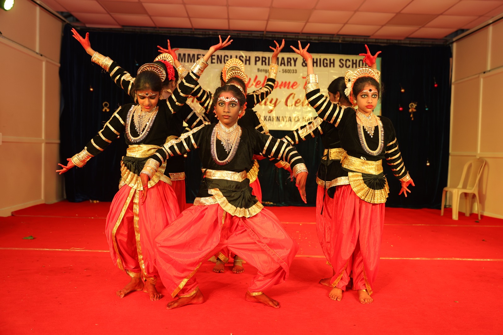 Students during annual celebration