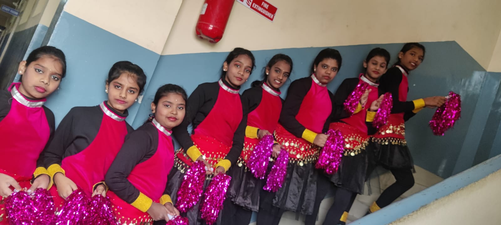 Audience and annual day participants